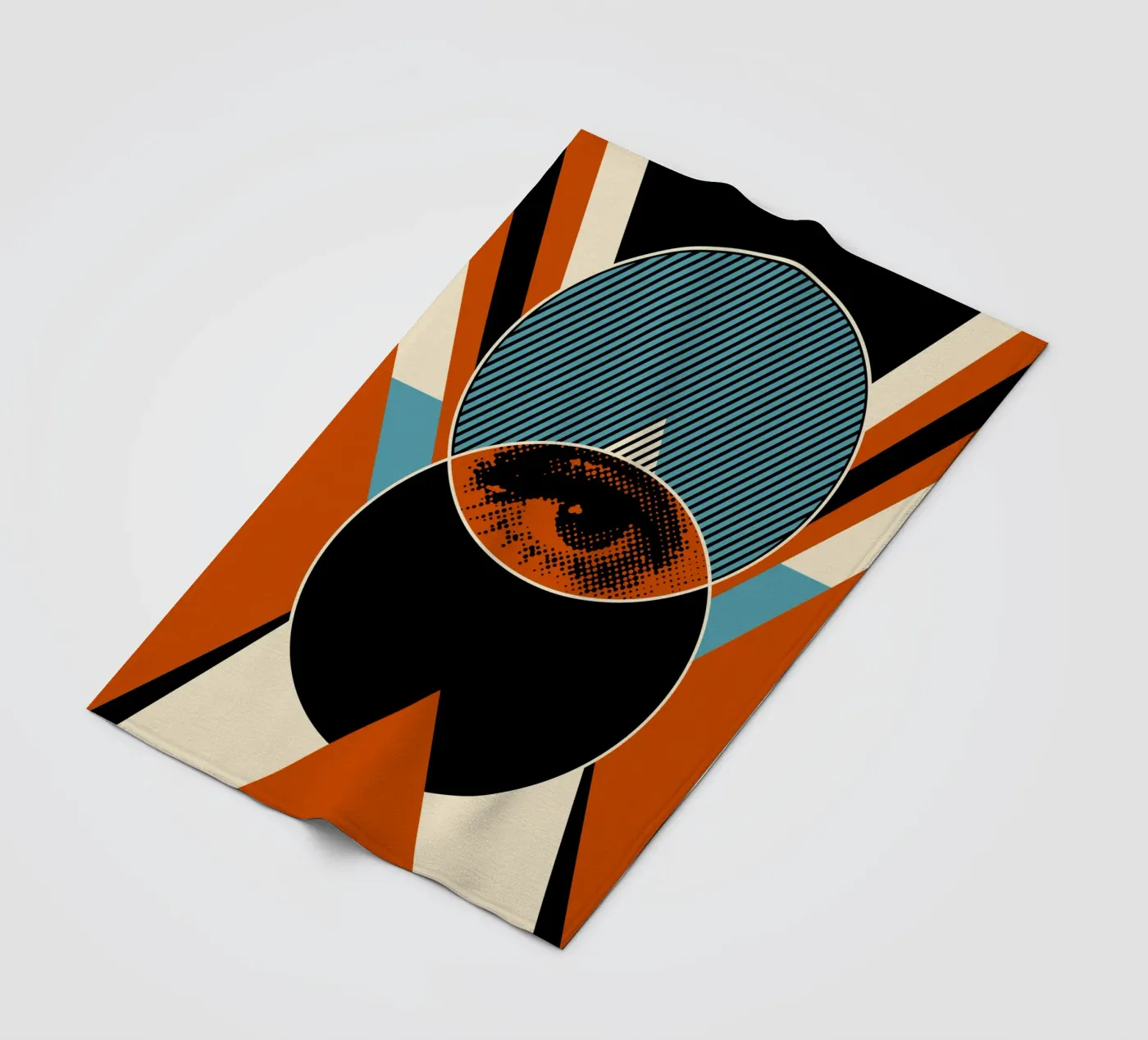 Oog fleecedeken van Mariel Toigo