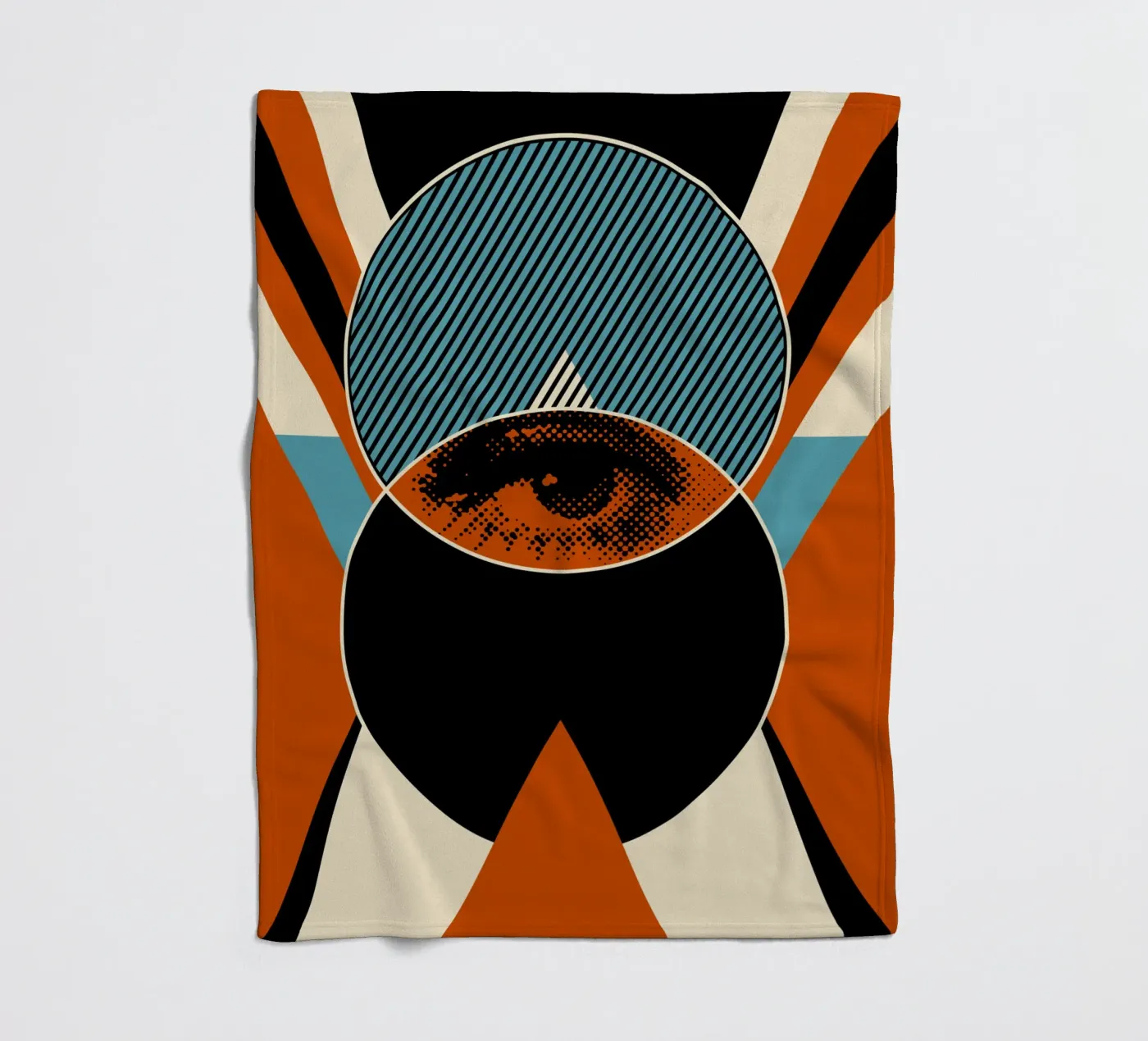 Oog fleecedeken van Mariel Toigo