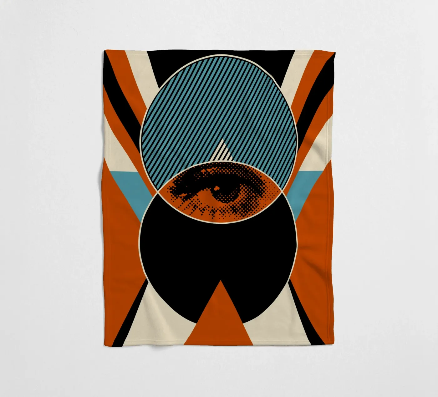 Oog fleecedeken van Mariel Toigo