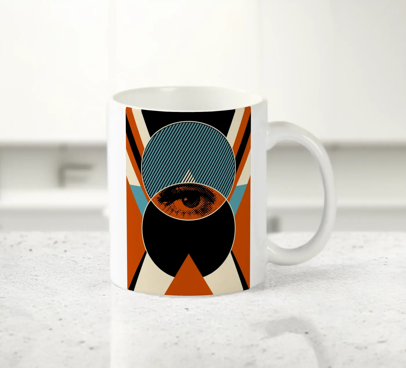 Eye ceramic mug by Mariel Toigo