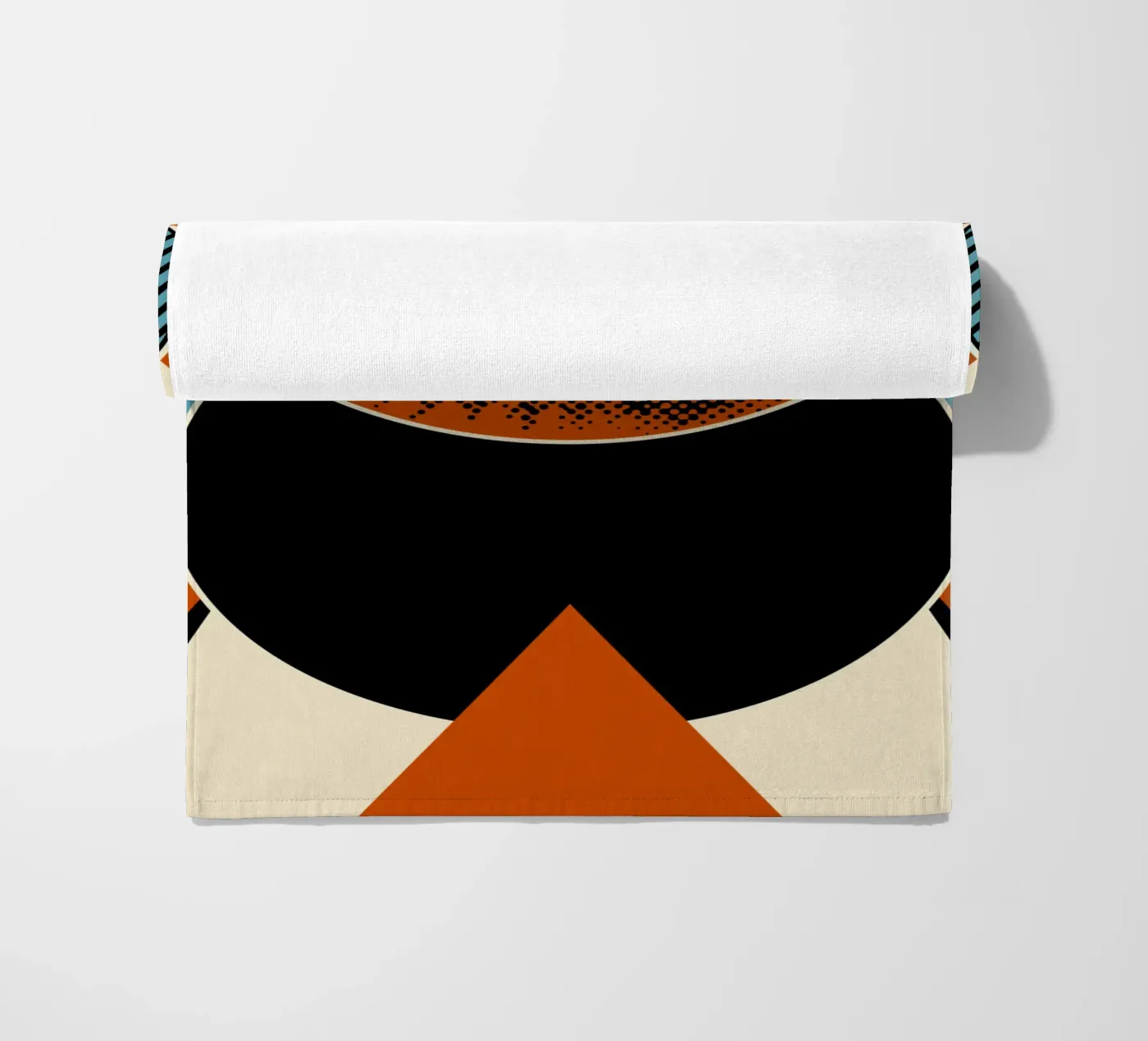 Eye beach towel by Mariel Toigo