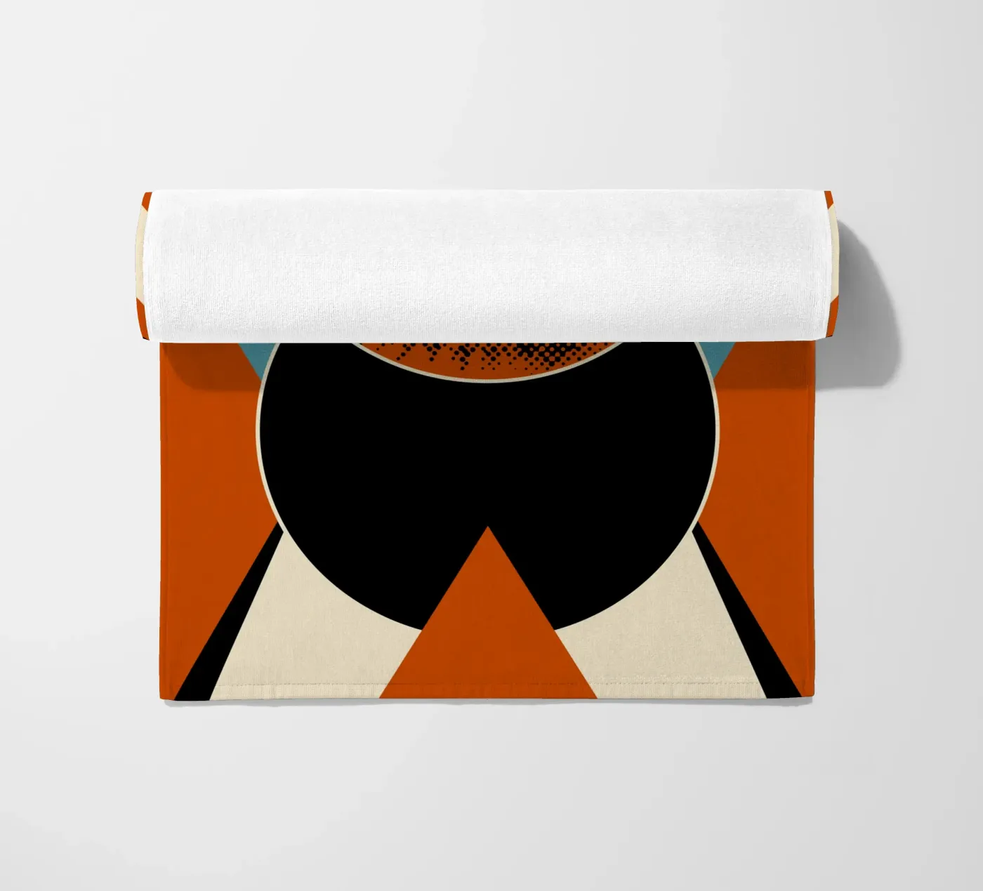 Eye beach towel by Mariel Toigo