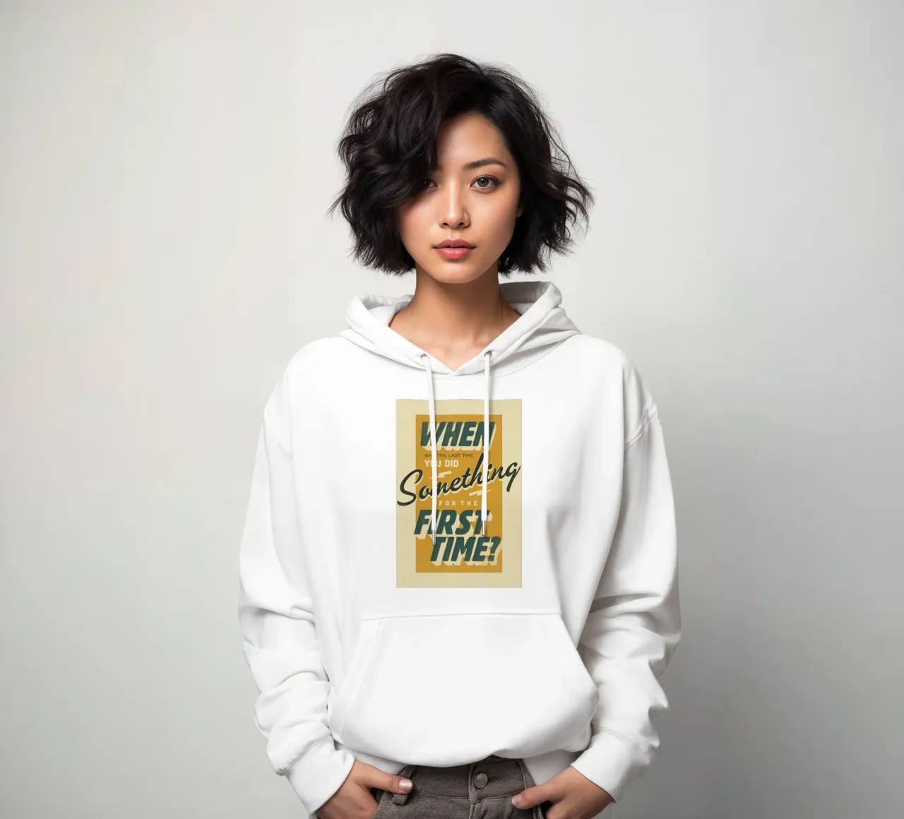 prima volta felpa con cappuccio da art quots shop