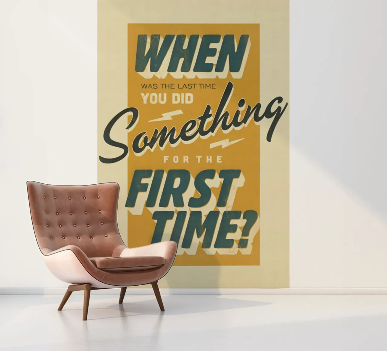 eerste keer fotobehang van art quots shop