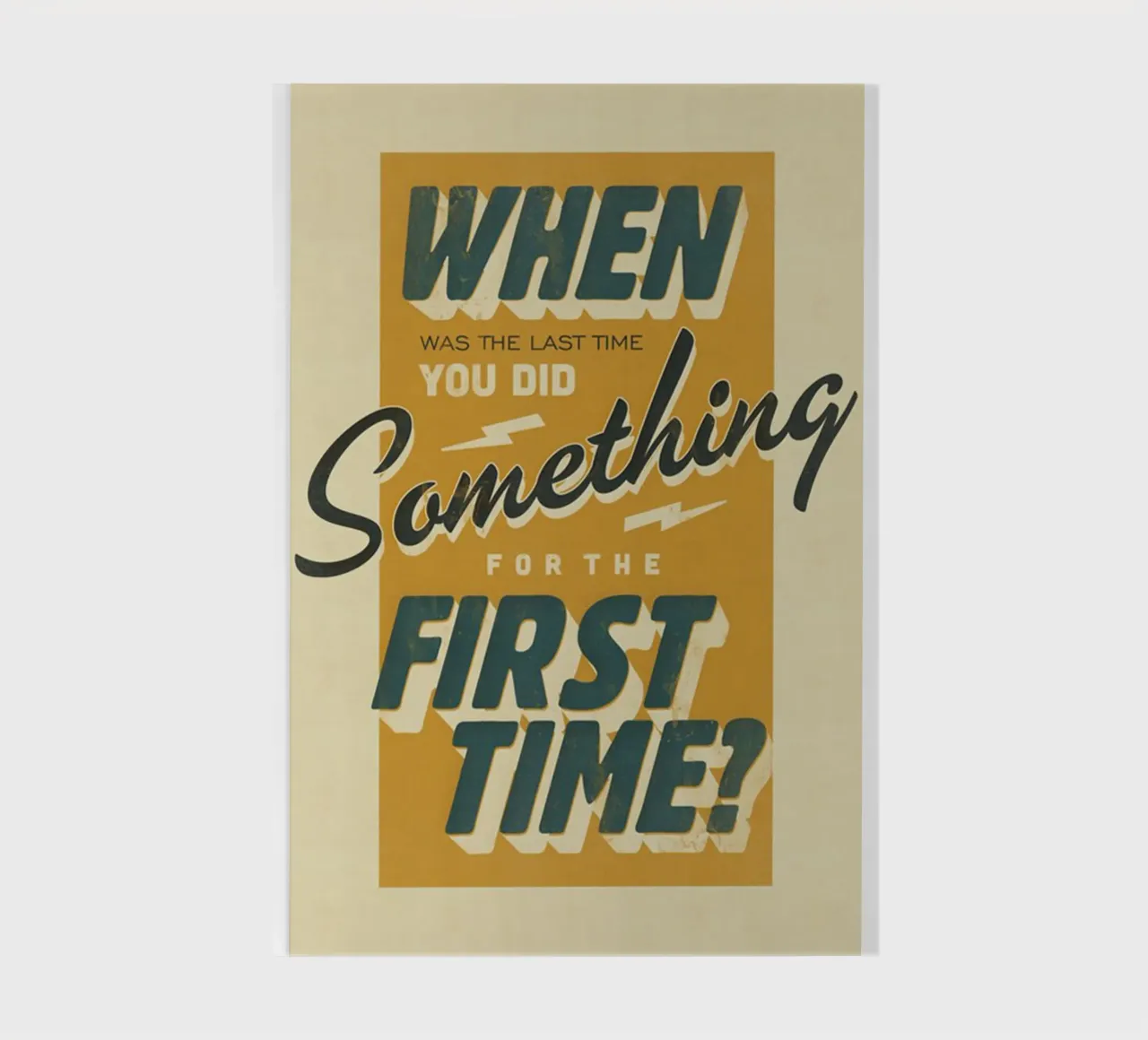 first time notebook by art quots shop