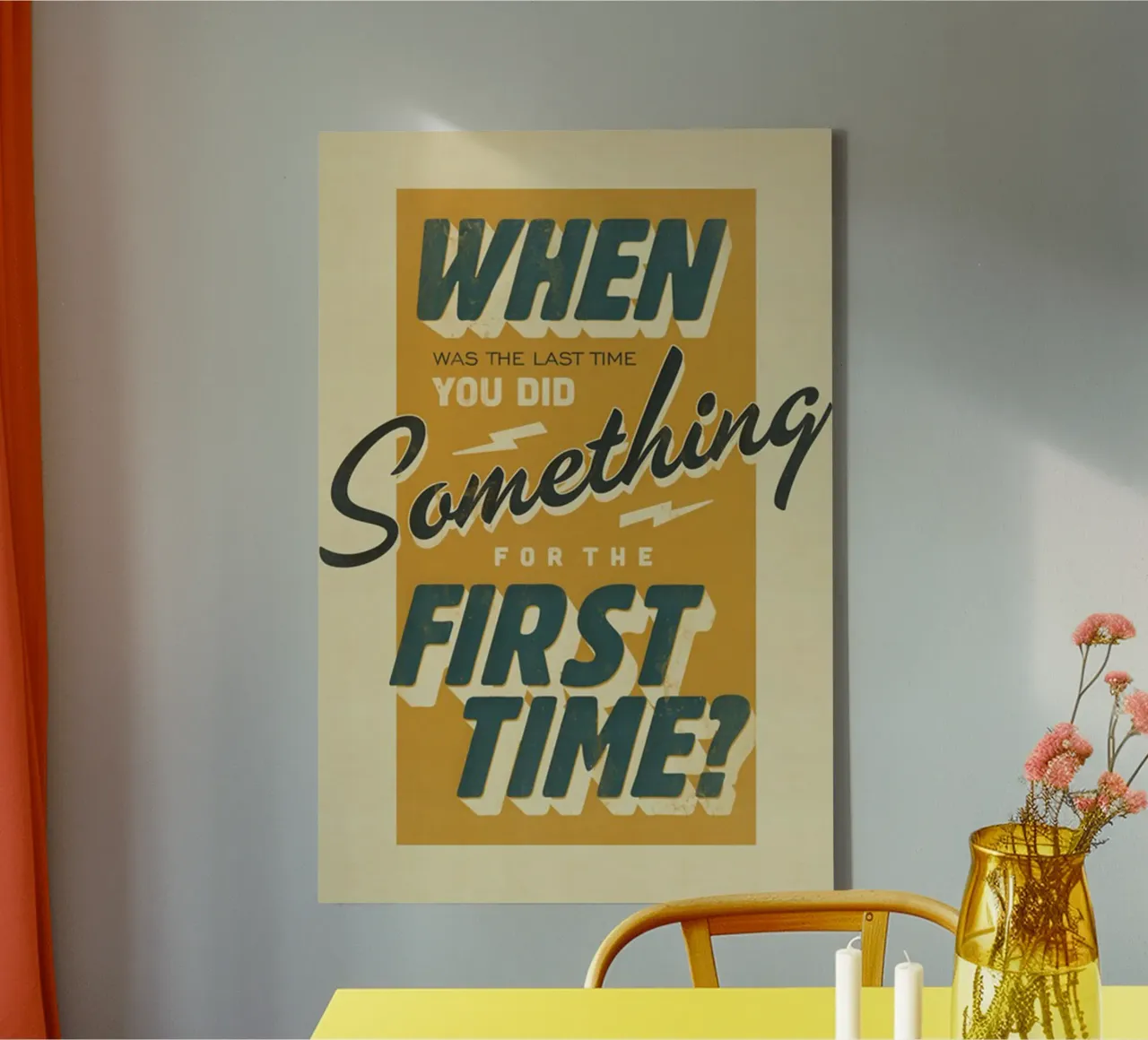 first time canvas by art quots shop