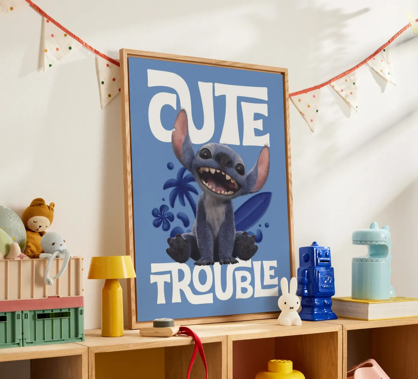 Stitch "cute trouble" plexiglass da Stitch