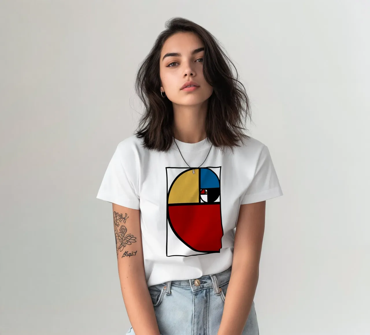 Rapporto aureo Fibonacci t-shirt da Mariel Toigo