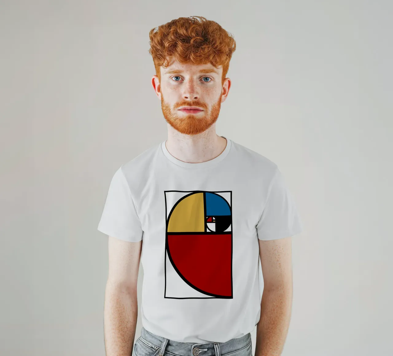 Rapporto aureo Fibonacci t-shirt da Mariel Toigo