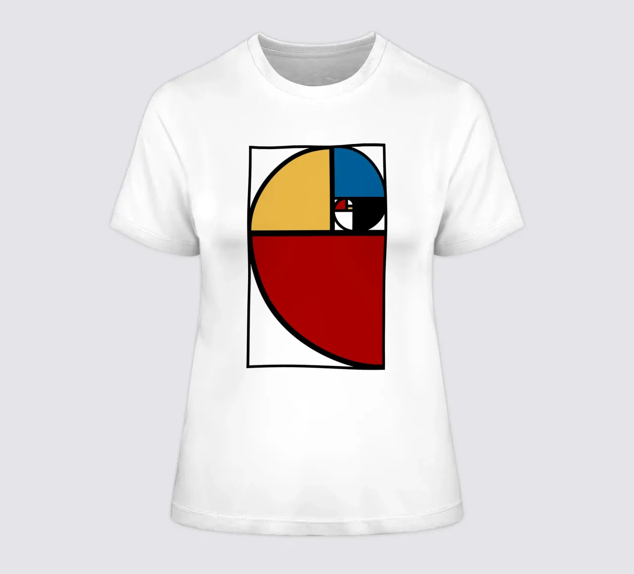 Rapporto aureo Fibonacci t-shirt da donna da Mariel Toigo