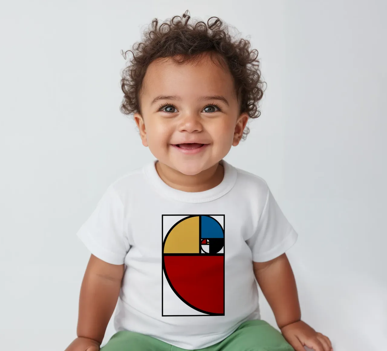 Rapporto aureo Fibonacci maglietta neonato da Mariel Toigo