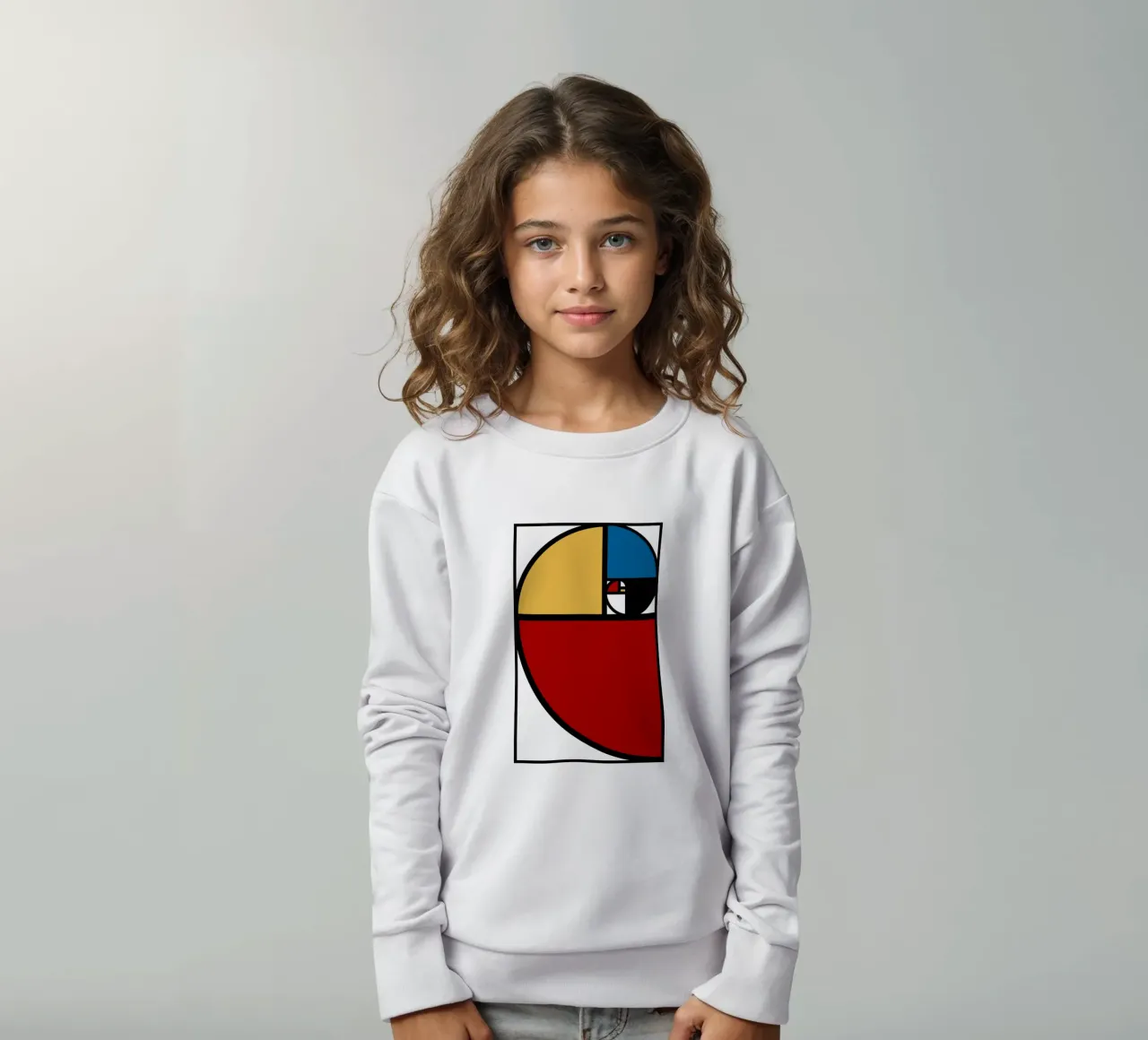Rapporto aureo Fibonacci felpa bambino da Mariel Toigo