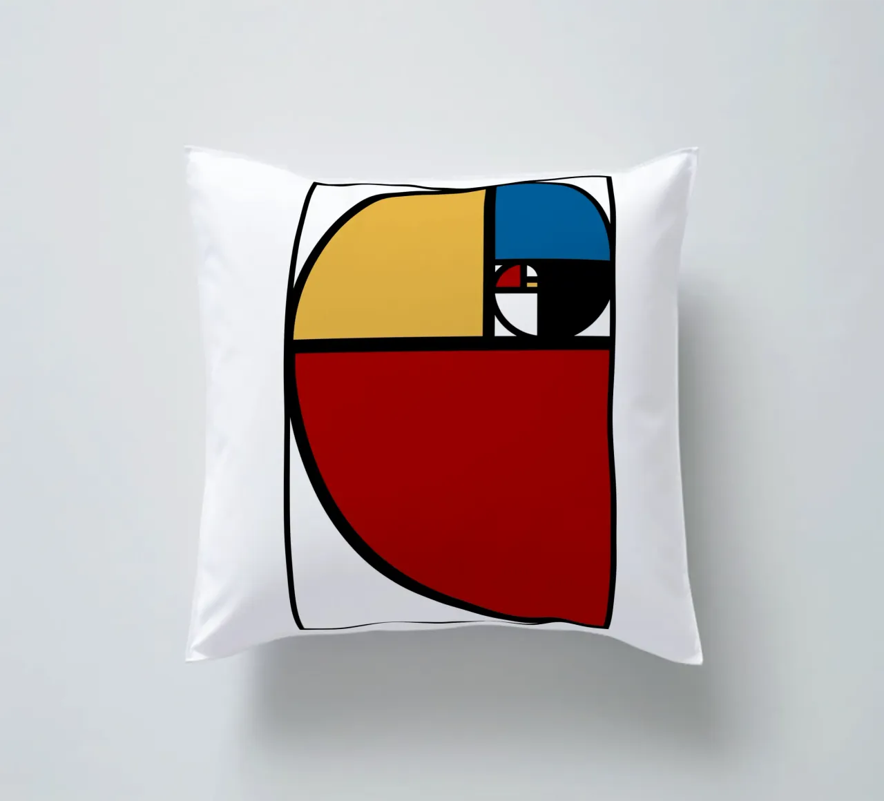 Rapporto aureo Fibonacci cuscino da Mariel Toigo