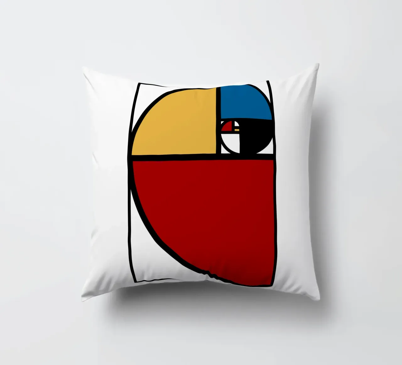 Rapporto aureo Fibonacci cuscino da Mariel Toigo