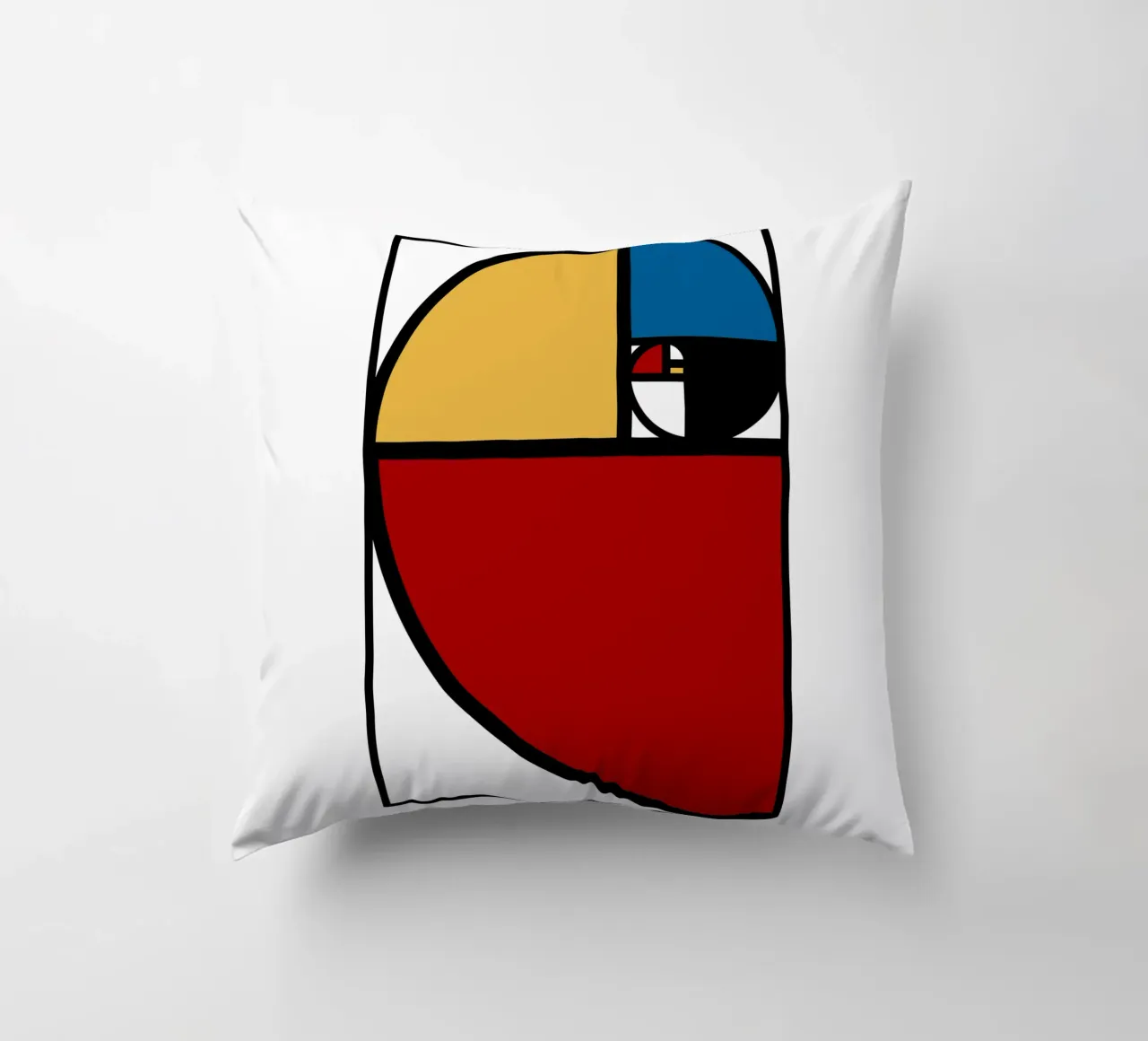 Rapporto aureo Fibonacci cuscino da Mariel Toigo