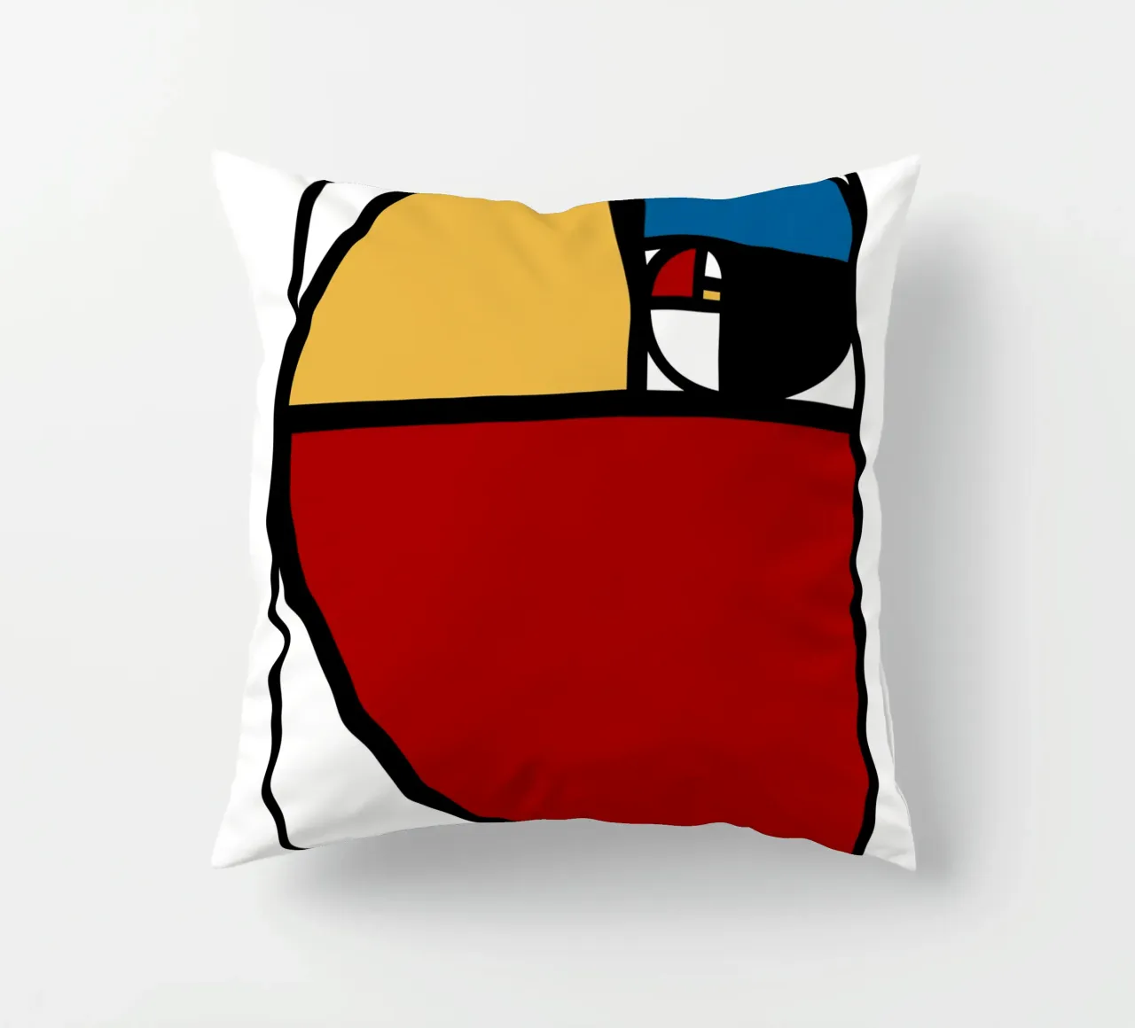 Rapporto aureo Fibonacci cuscino da Mariel Toigo