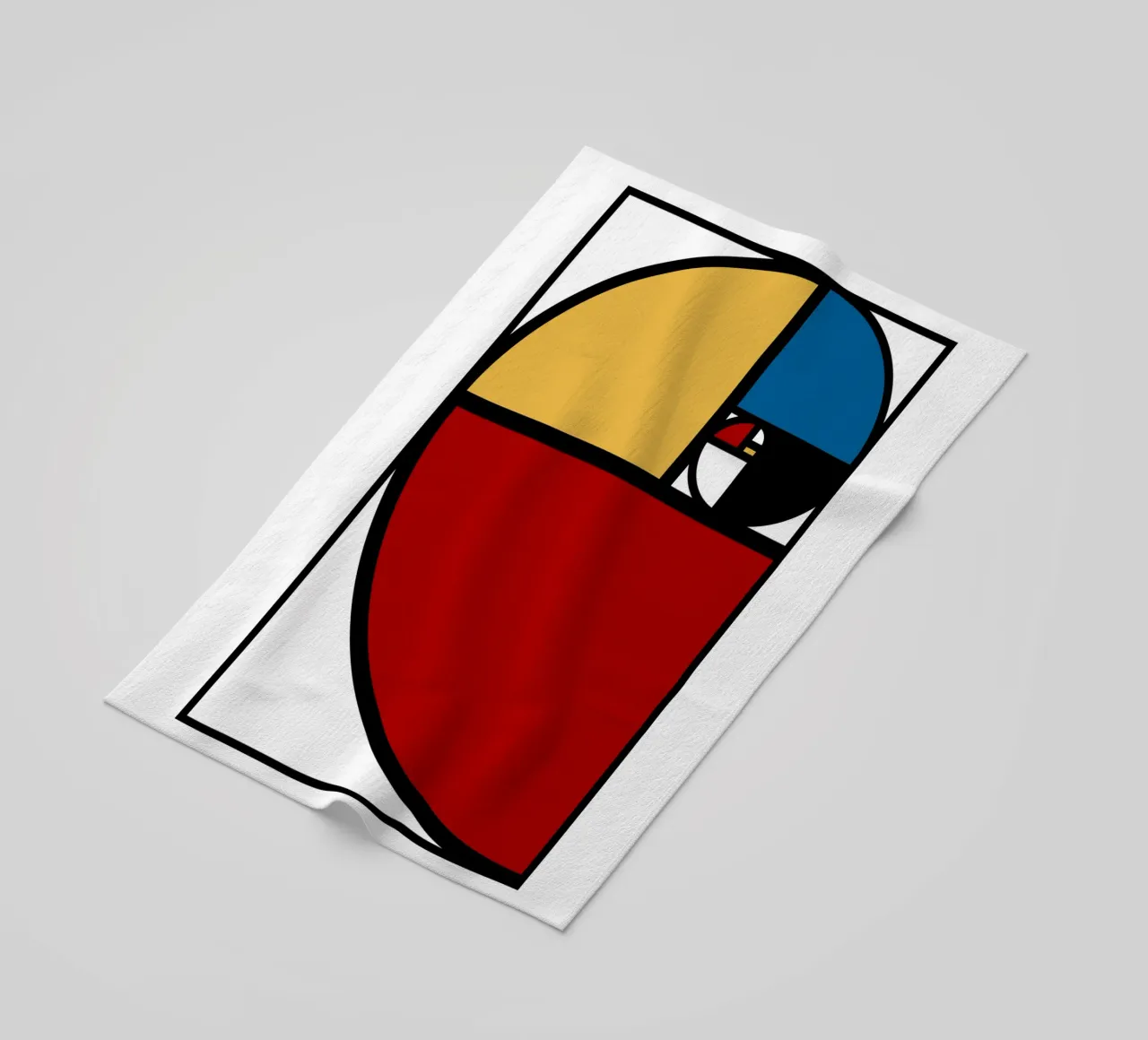 Rapporto aureo Fibonacci telo mare da Mariel Toigo