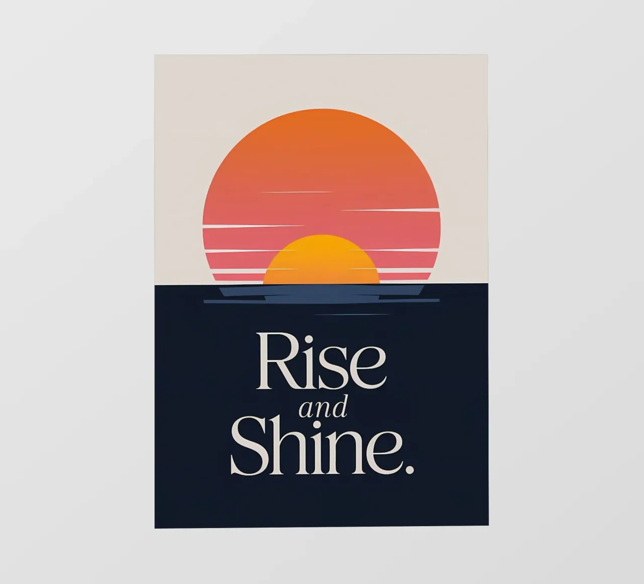 sorgere e risplendere pellicola backlit da art quots shop