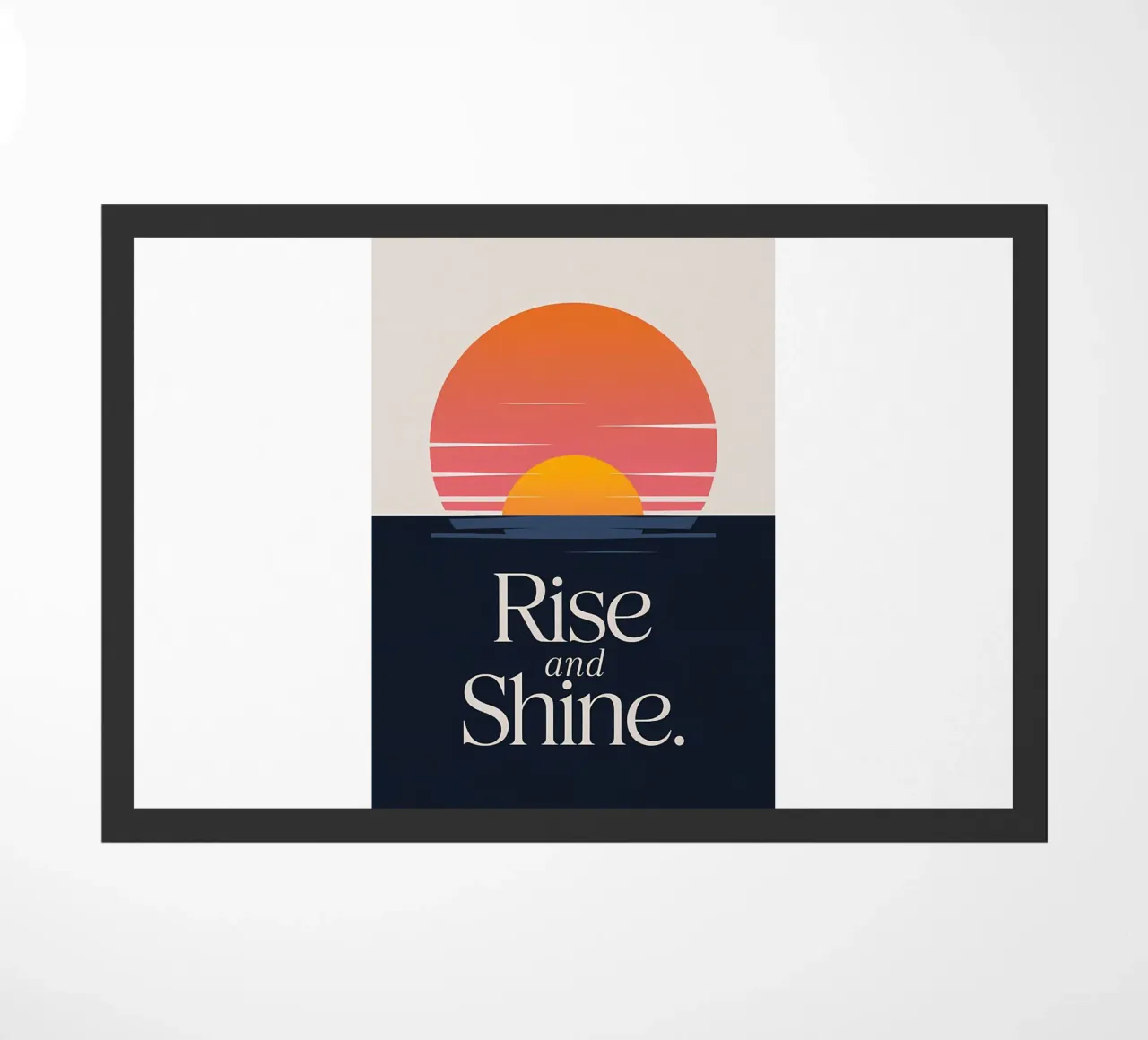 sorgere e risplendere zerbino da art quots shop