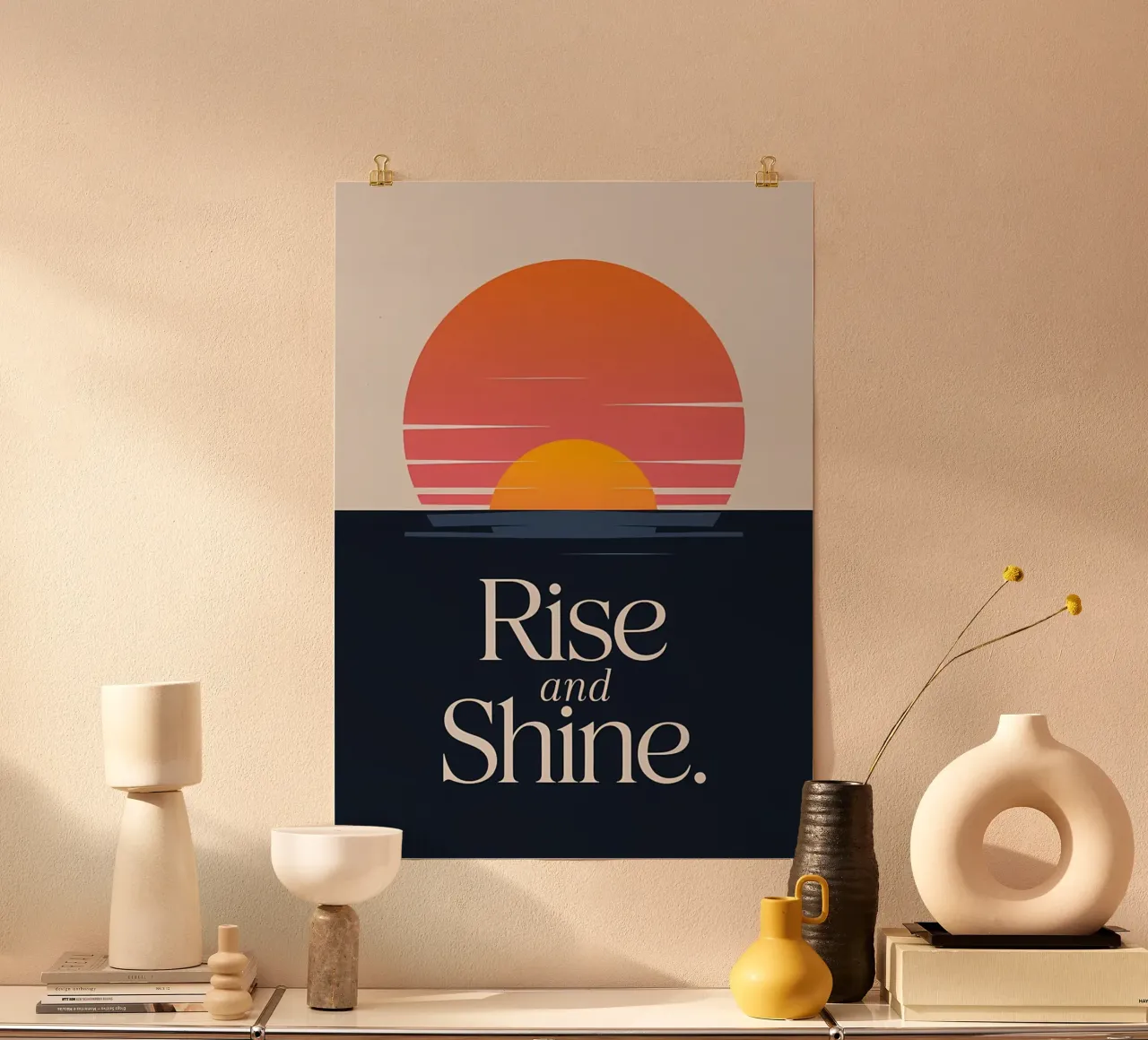 sorgere e risplendere poster da art quots shop