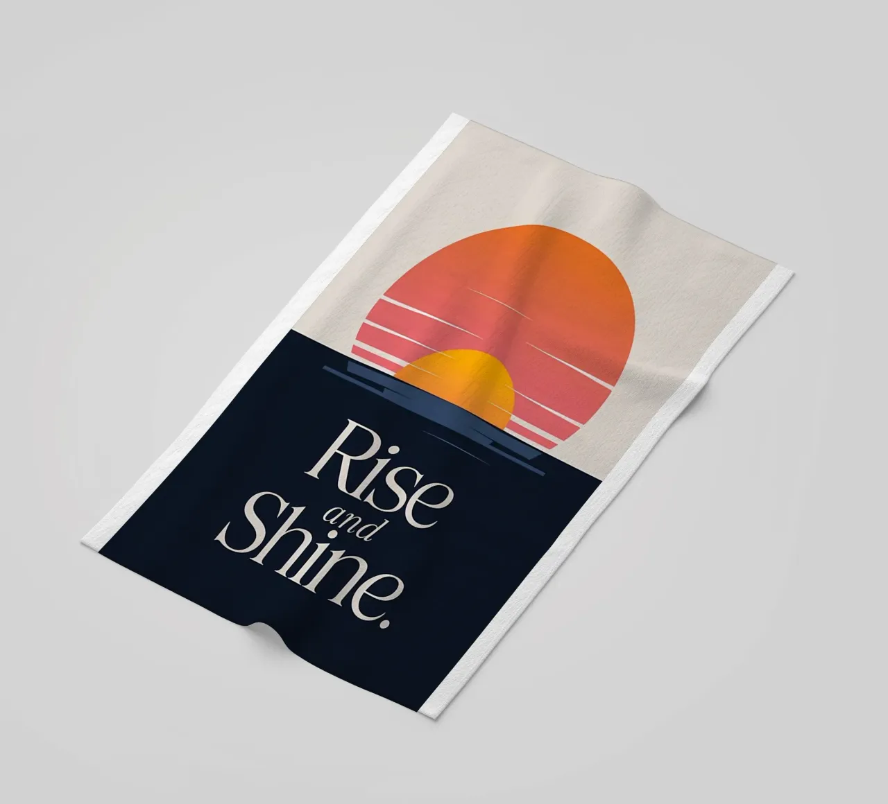 sorgere e risplendere telo mare da art quots shop