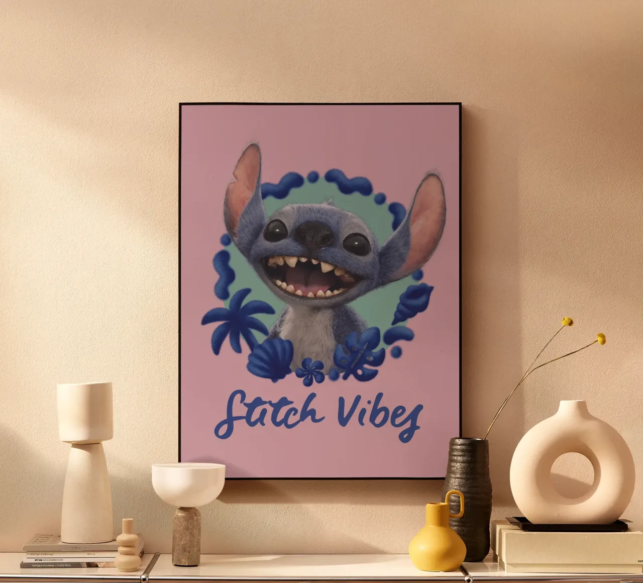 Stitch VIBES - rosa plexiglass da Stitch