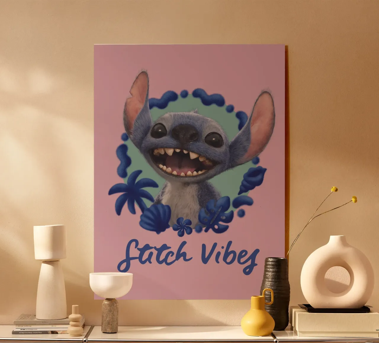 Stitch VIBES - rosa plexiglass da Stitch
