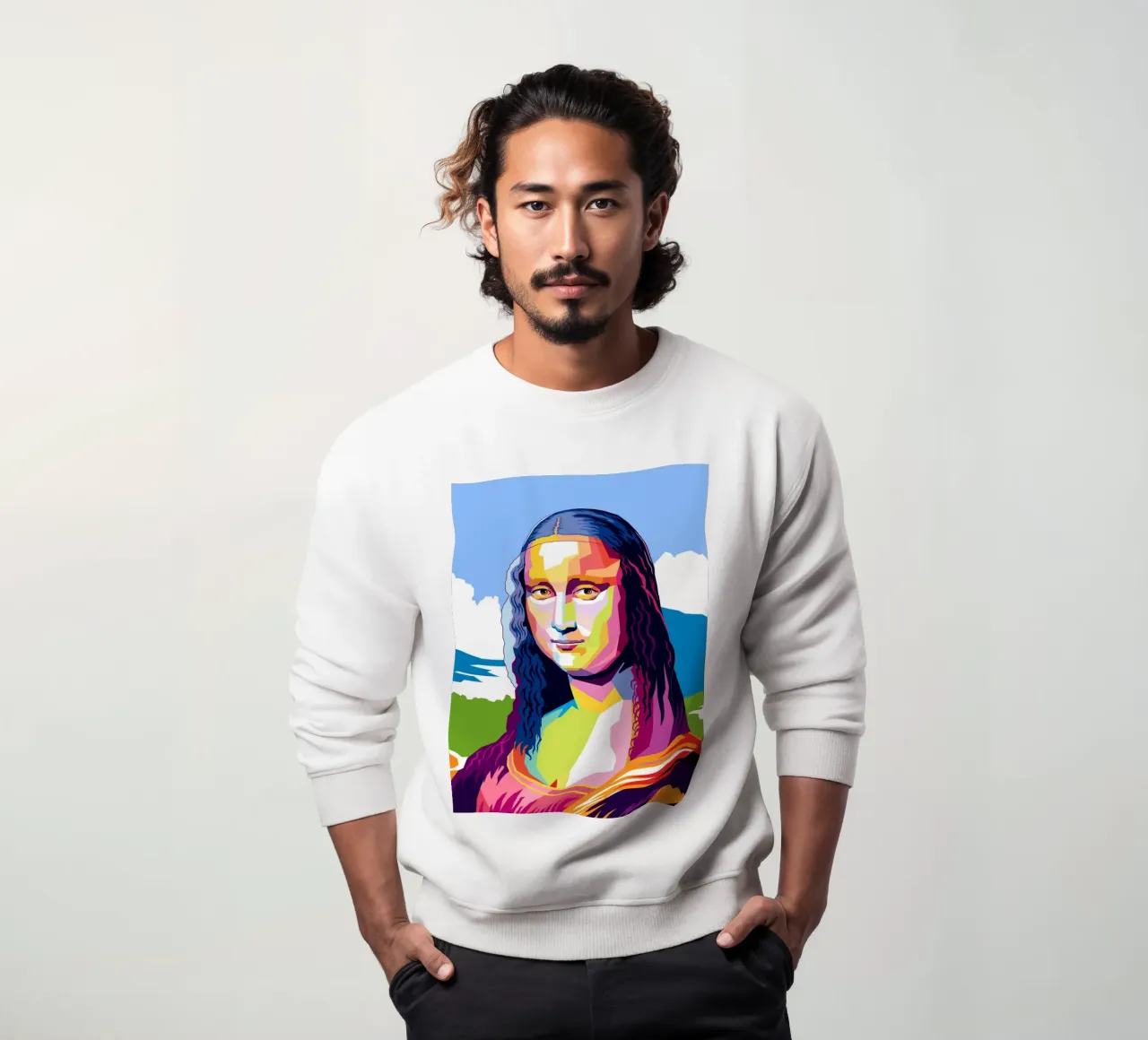 Monna Lisa Pop felpa da Mariel Toigo