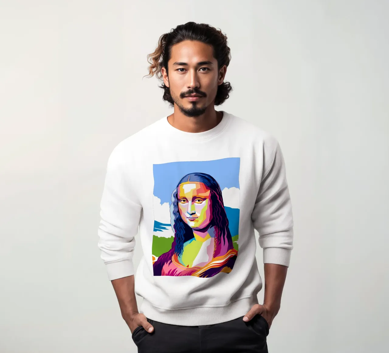 Monna Lisa Pop felpa da Mariel Toigo