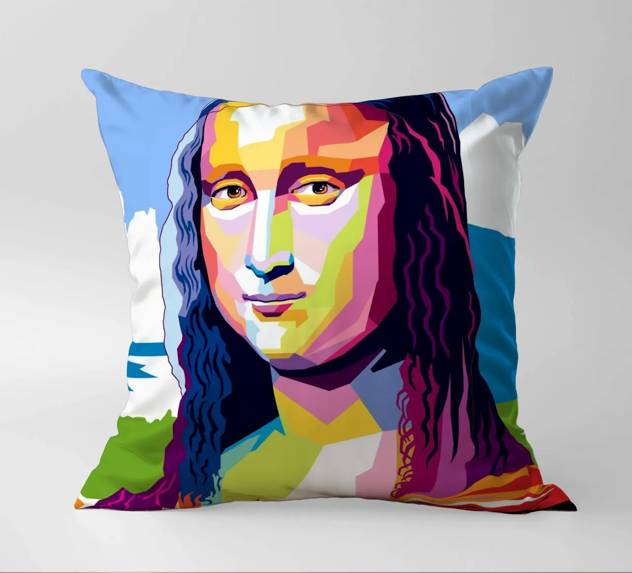 Monna Lisa Pop cuscino da Mariel Toigo