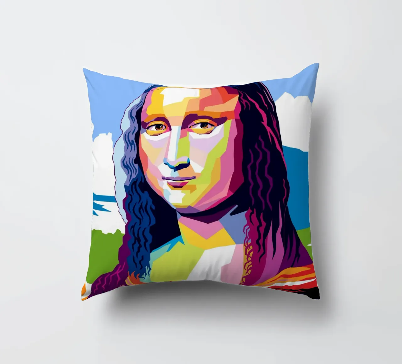Monna Lisa Pop cuscino da Mariel Toigo