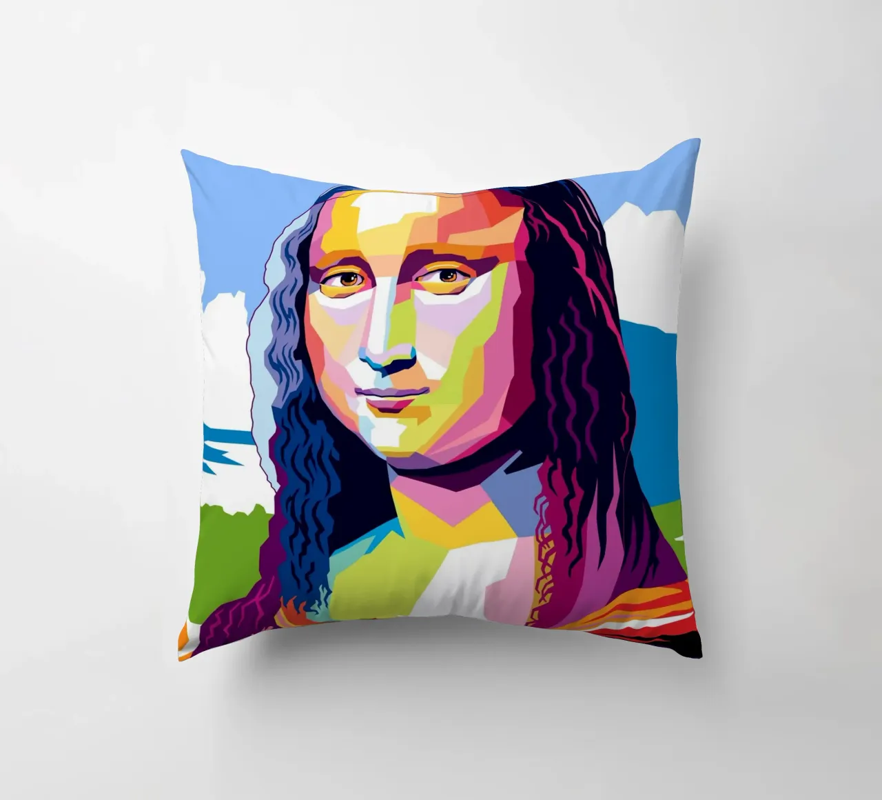 Monna Lisa Pop cuscino da Mariel Toigo