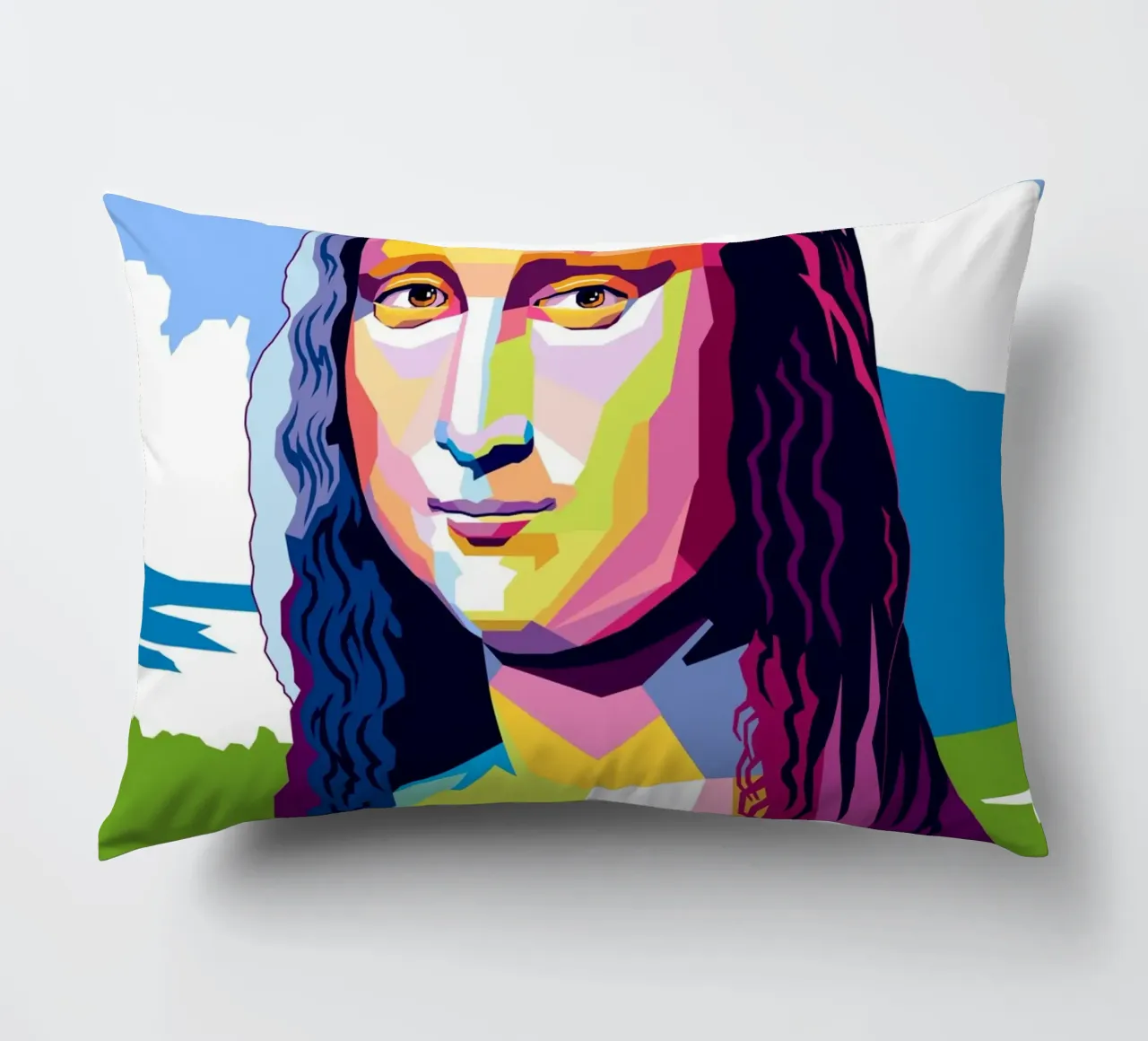 Monna Lisa Pop cuscino da Mariel Toigo