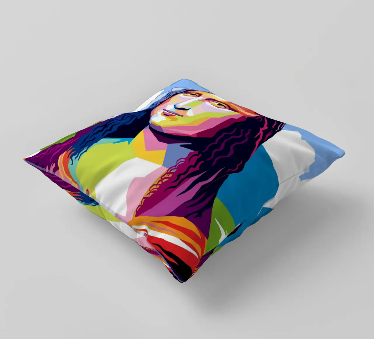 Monna Lisa Pop cuscino da Mariel Toigo