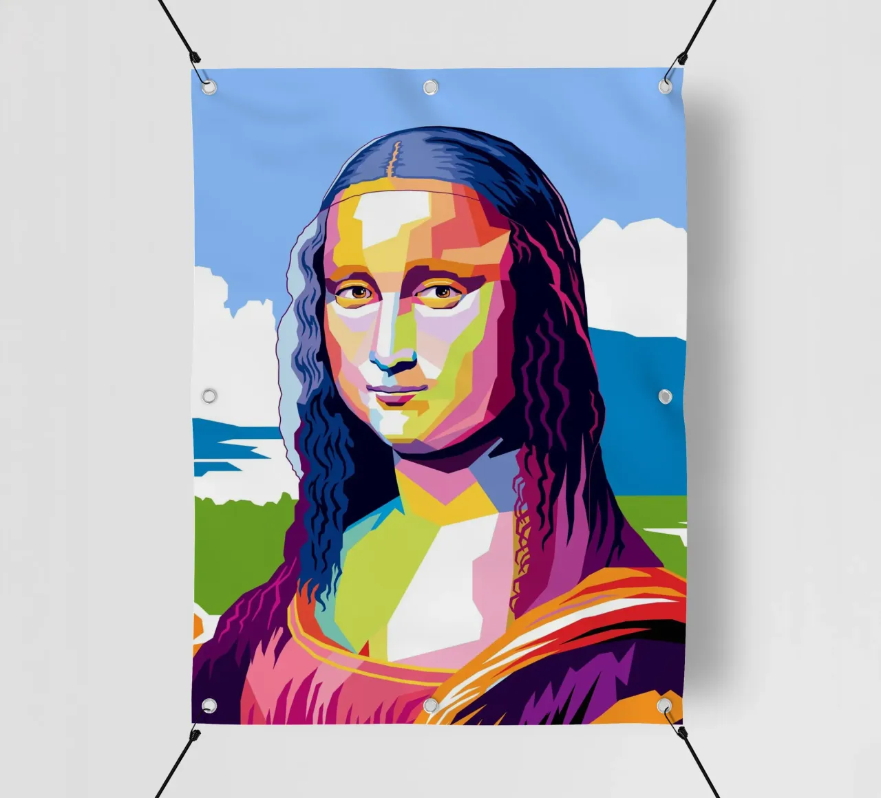 Monna Lisa Pop telo in pvc da Mariel Toigo