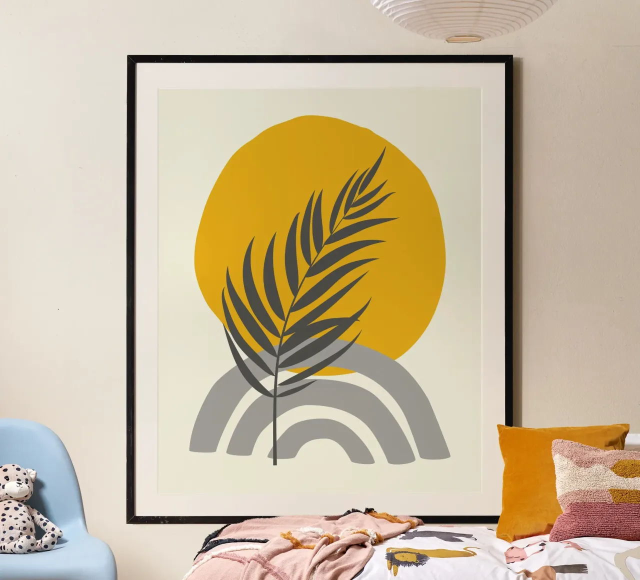 Estate con palma boho poster da Little Dean