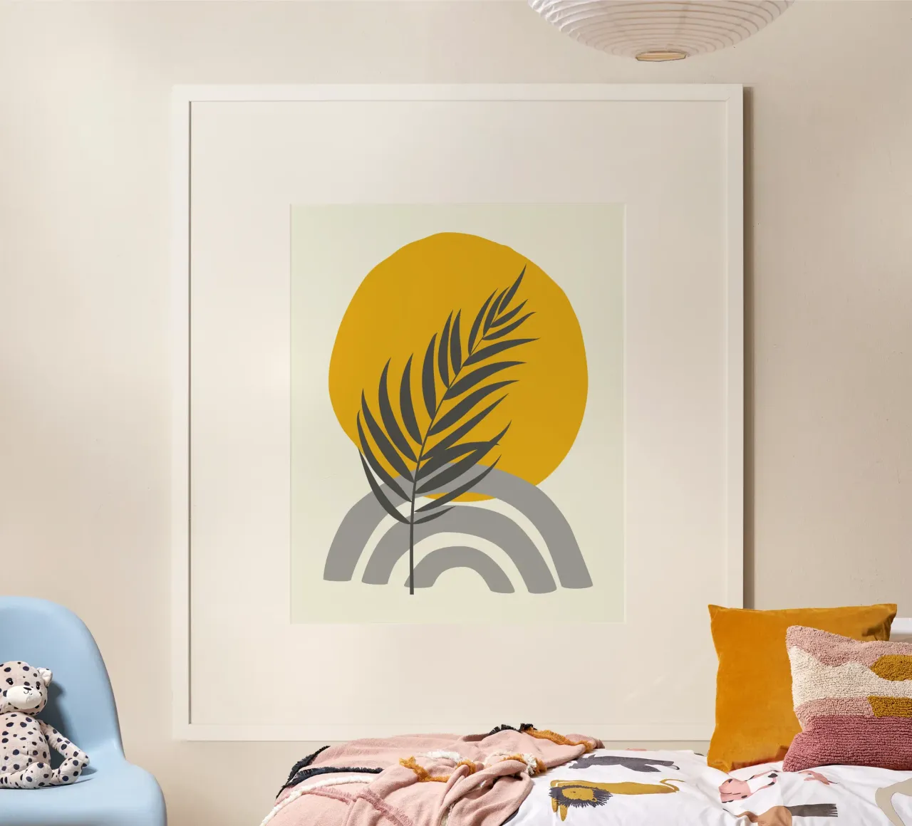 Estate con palma boho poster da Little Dean
