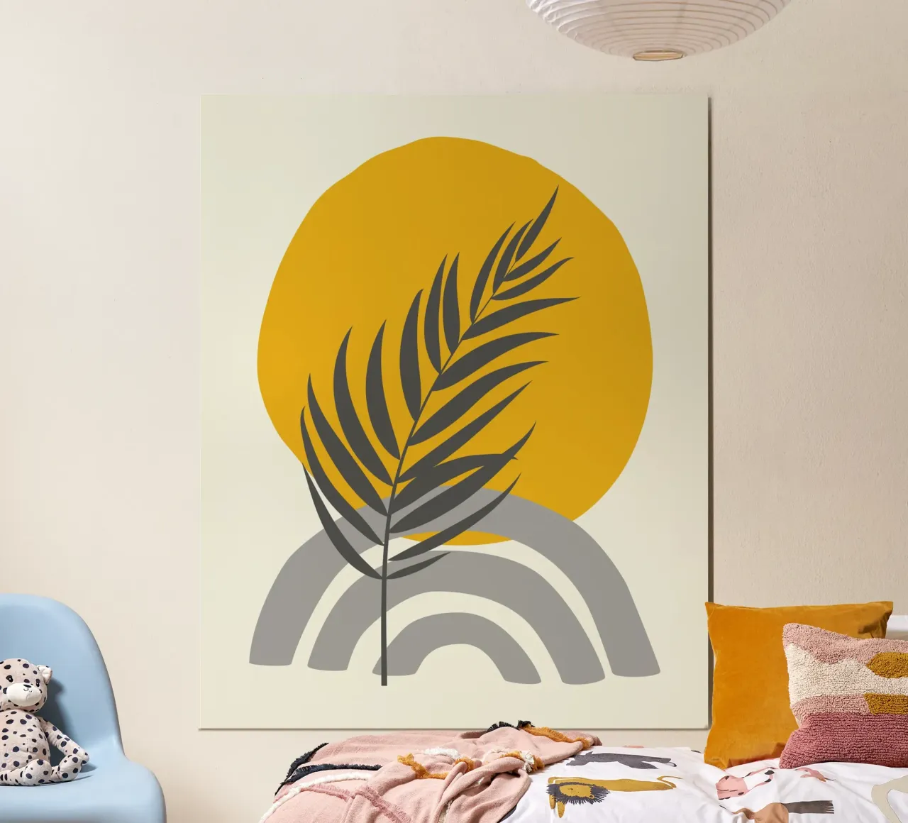 Estate con palma boho poster da Little Dean