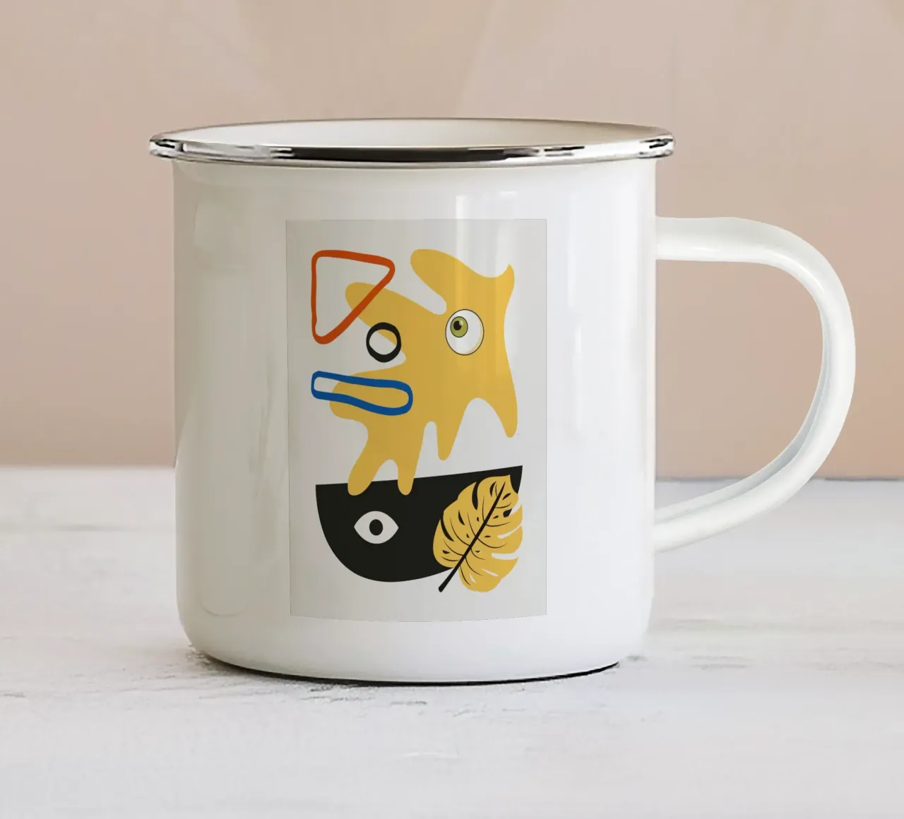 Elemento estivo tazza in smalto da Little Dean