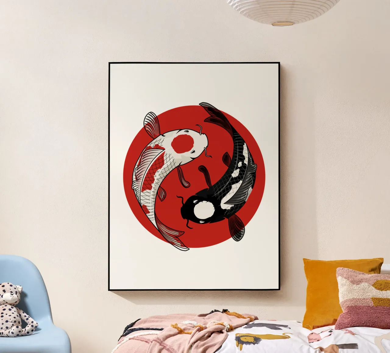 KOI acryl van Mariel Toigo