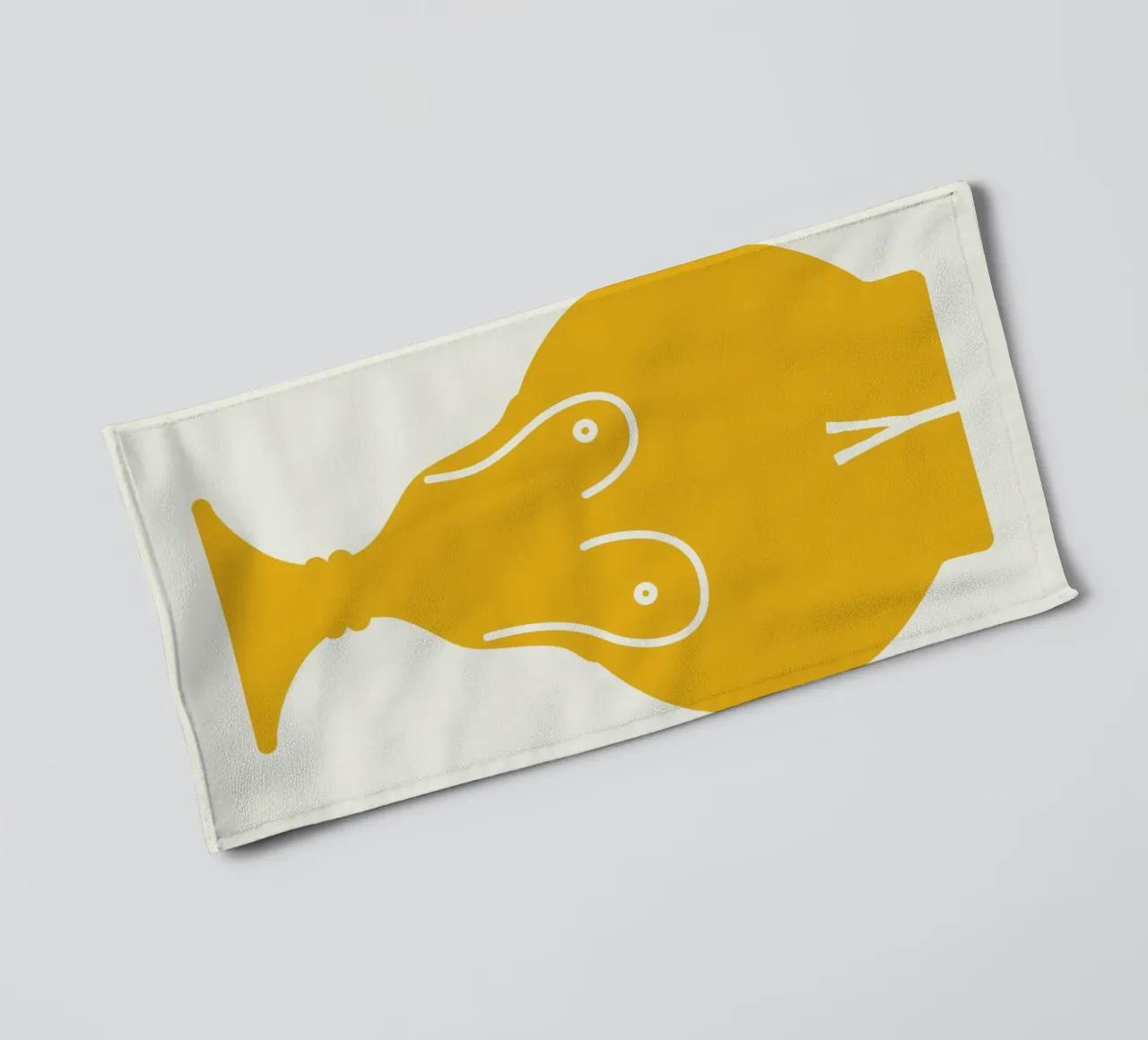 Shape of you 01 towel by Little Dean