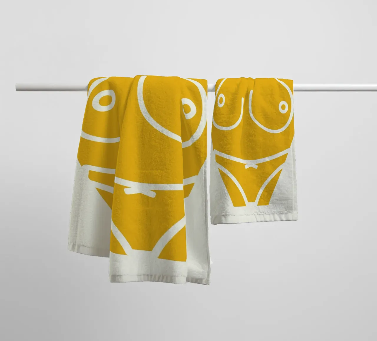Shape of you 02 towel by Little Dean