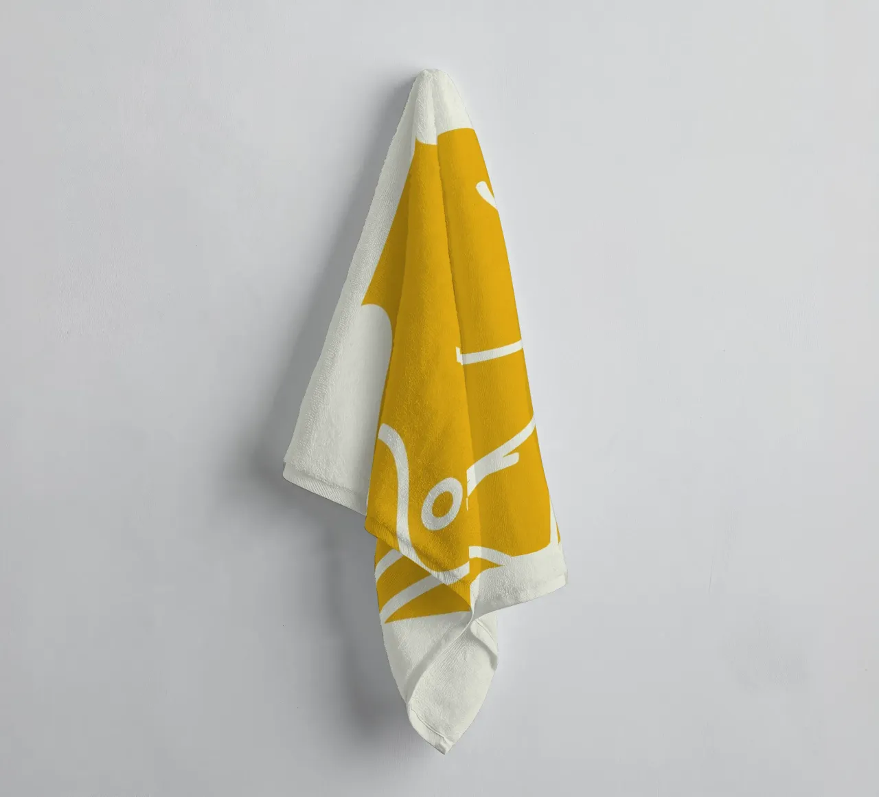 Shape of you 02 towel by Little Dean