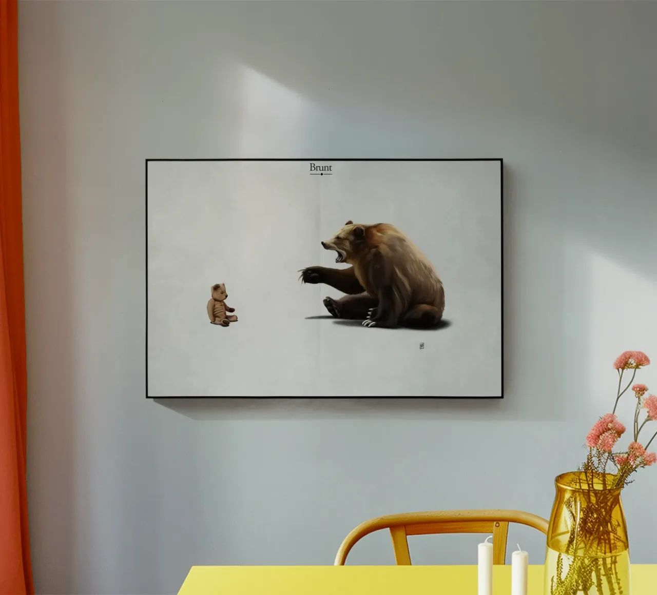 Brunt (Titled) plexiglass da Rob Art | Illustration