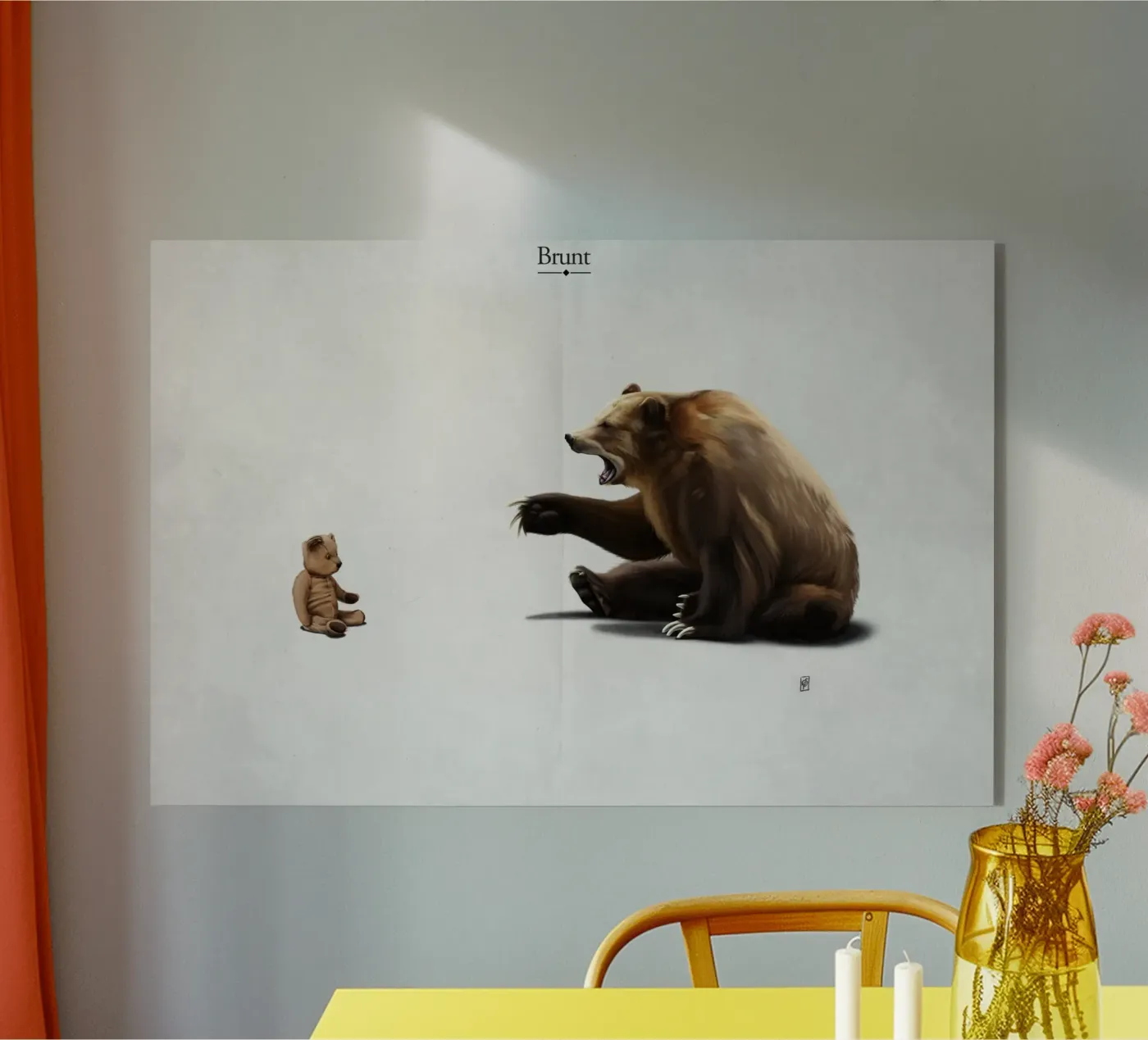 Brunt (Titled) Acryl-Glas von Rob Art | Illustration