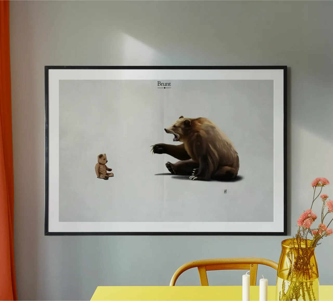 Brunt (Titled) poster da Rob Art | Illustration