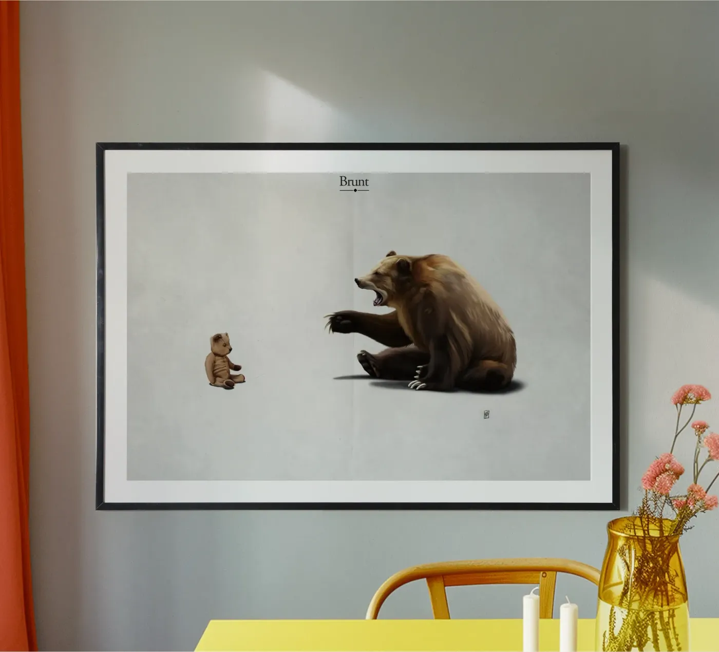 Brunt (Titled) poster da Rob Art | Illustration