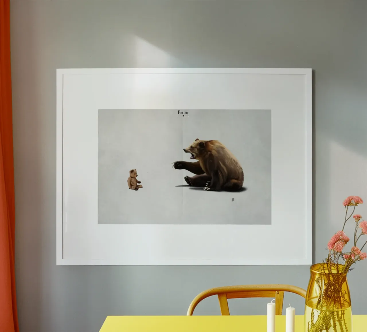 Brunt (Titled) poster da Rob Art | Illustration