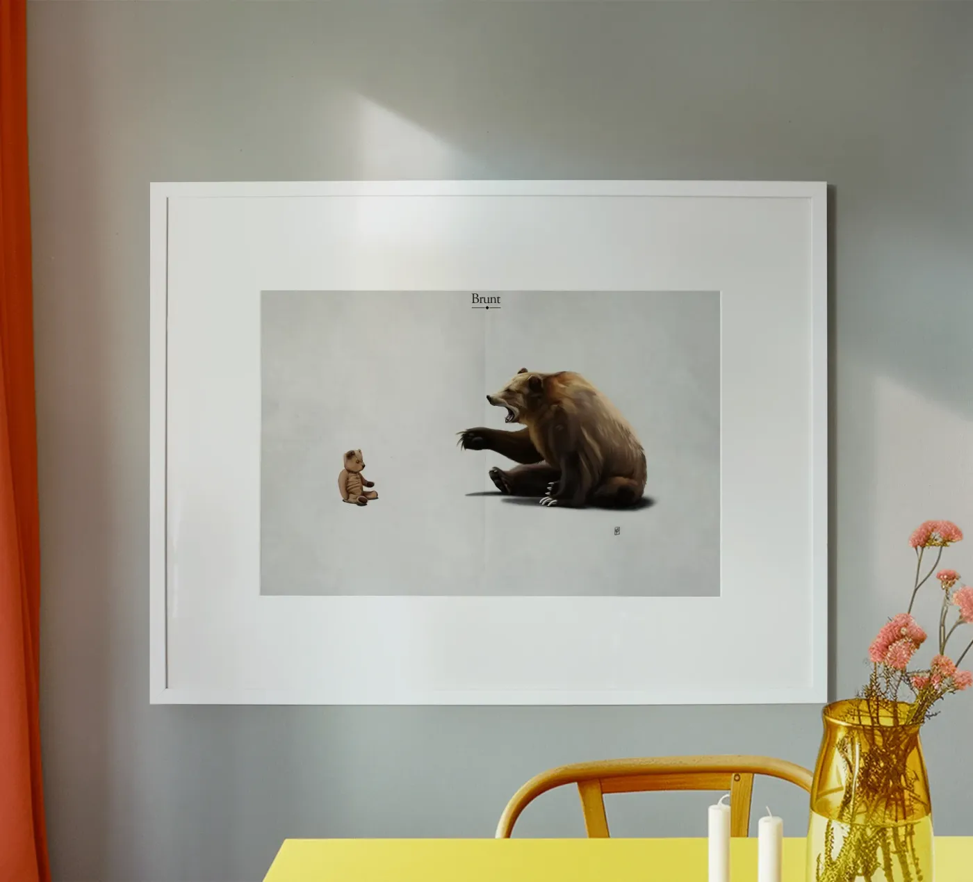 Brunt (Titled) poster da Rob Art | Illustration