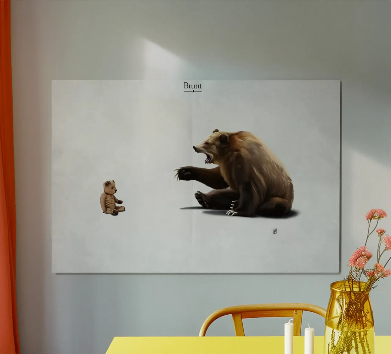 Brunt (Titled) poster da Rob Art | Illustration